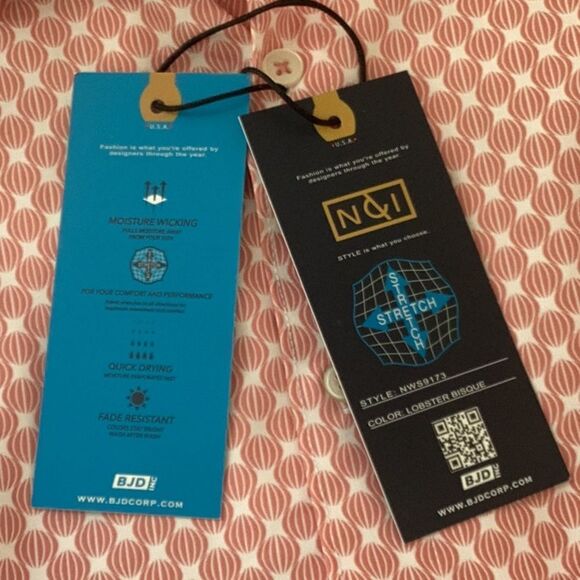 NICKEL & IRON MENS NWT STRETCH PERFORMANCE SHIRT QUICK DRY MOISTURE WICKING XL - Picture 7 of 9